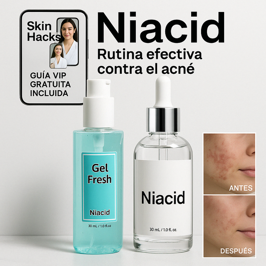 Dúo Regenerador Niacid + Guía Premium de Skincare (Valorado en $400 USD) 🔥